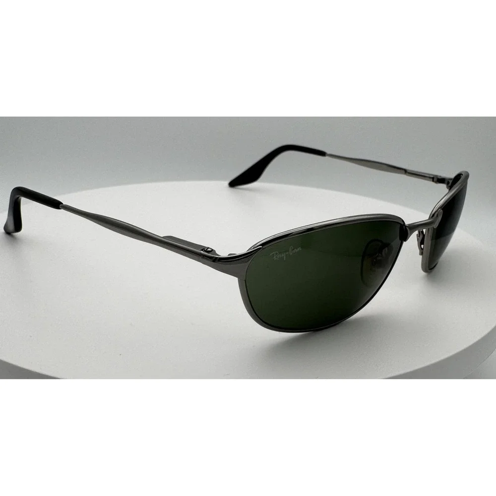 Ray Ban RB3023 Highstreet Sunglasses Italy W/ Green Lens Bausch Lomb Retro Flaw